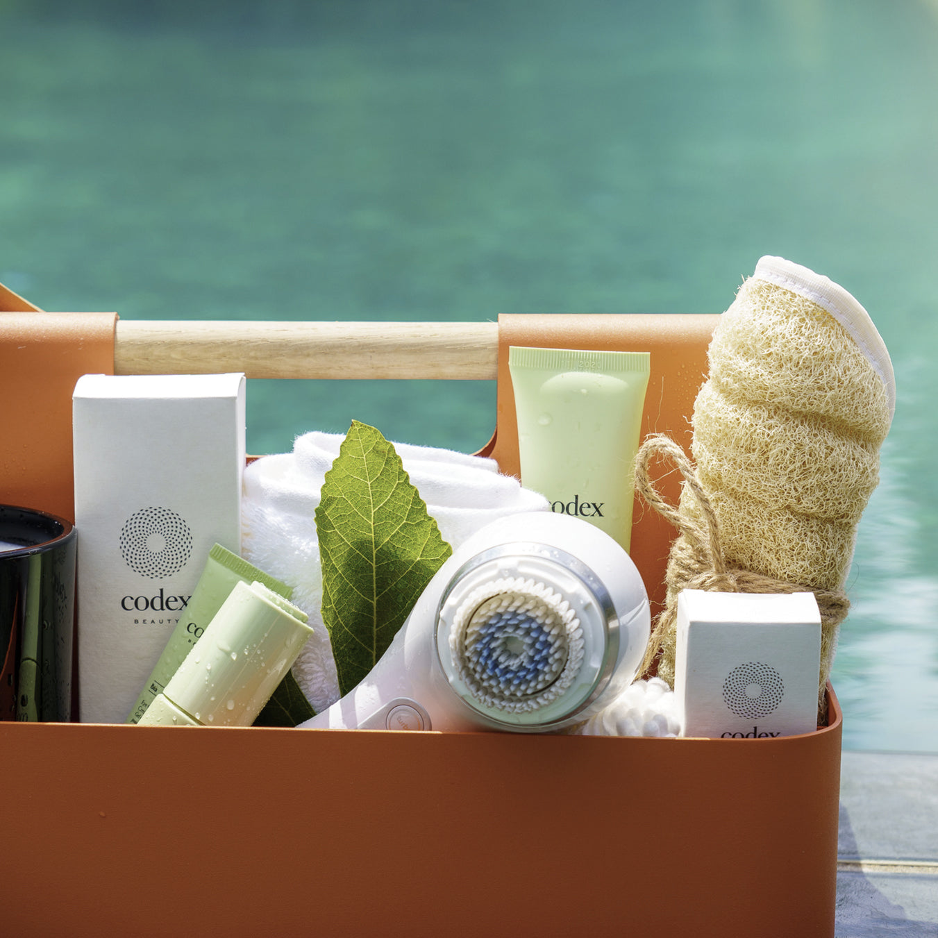 Summer time skin care products set together by Codex Beauty