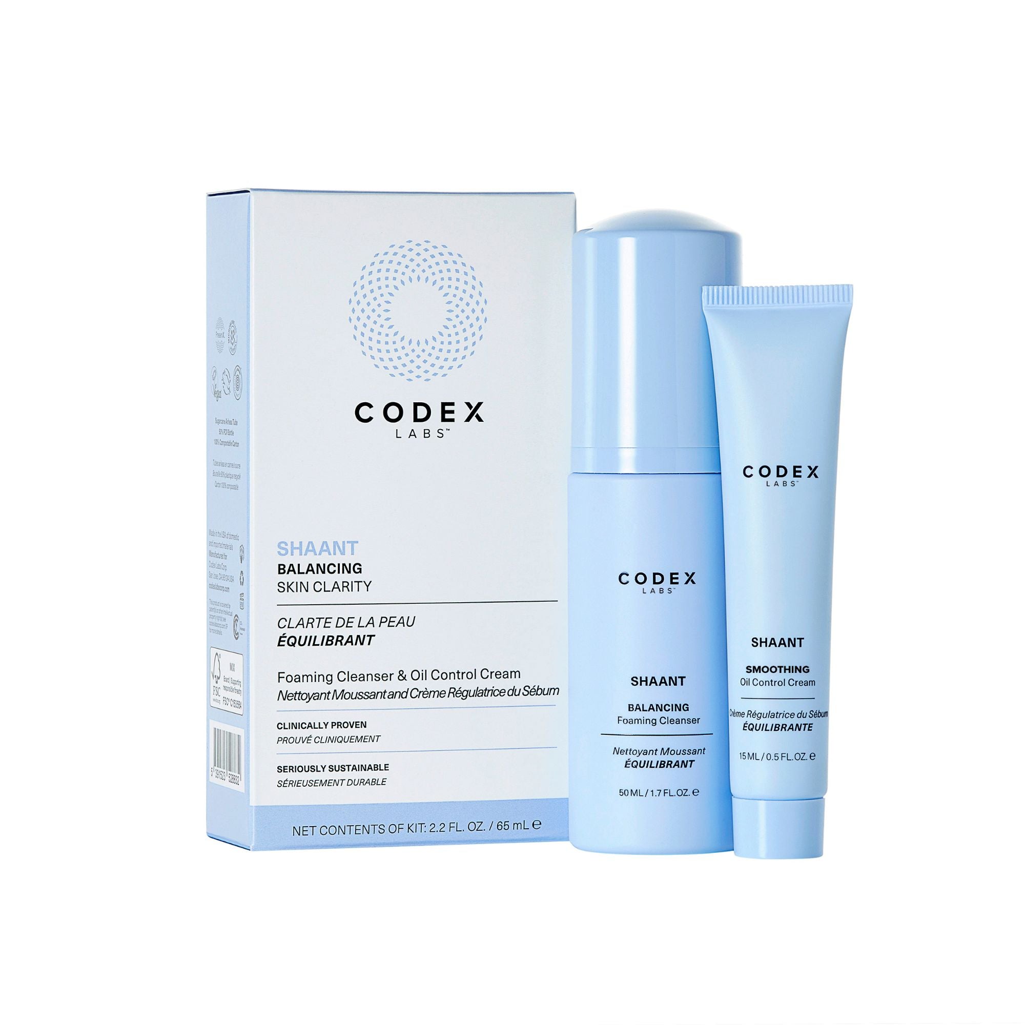 SHAANT Skin Clarity Set - Sada pro čistění a péči o mastnou pleť se ...