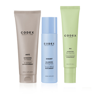 Combination acne prone set of three products.