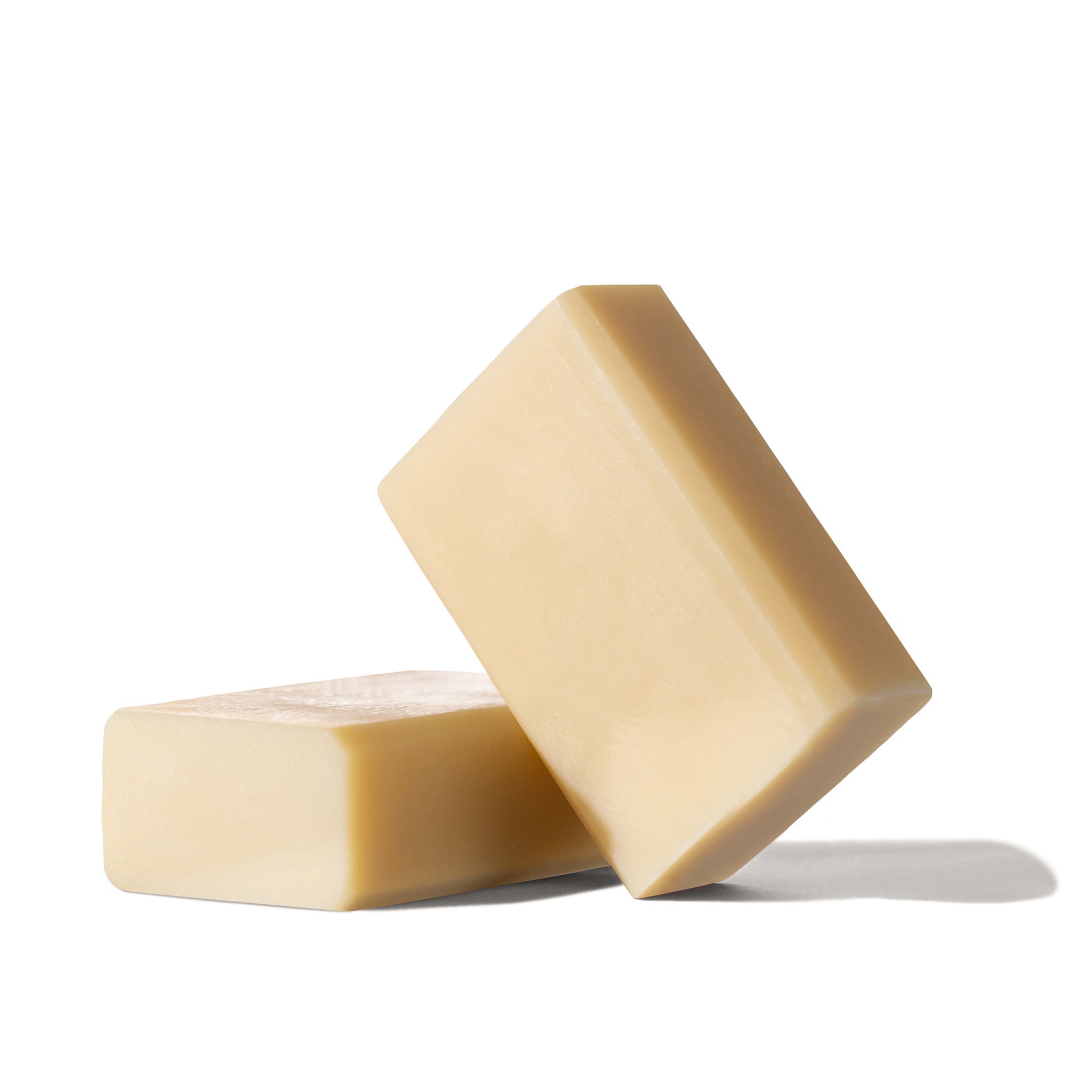 Image of a bar of Antü Refreshing bar soap stacked on top of another bar of soap.