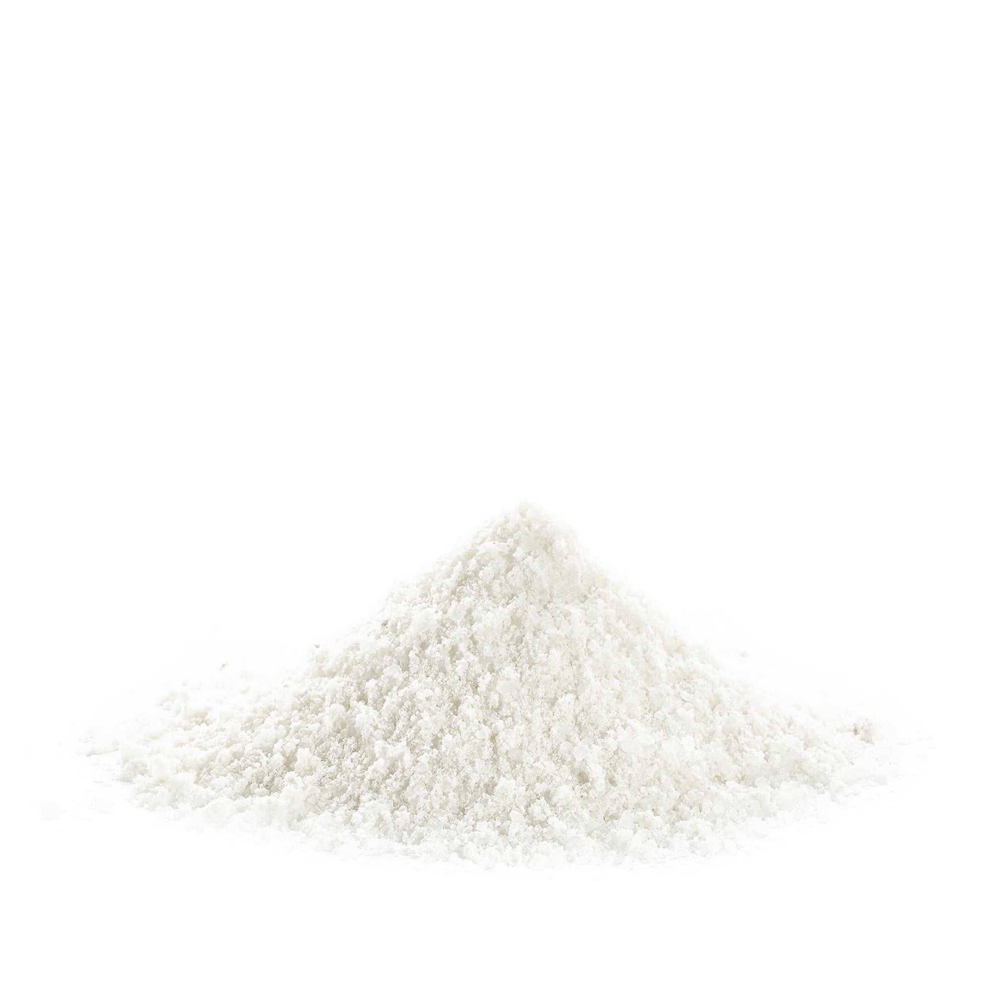 Sensitive Skin Sea Salt Soak texture on white background.