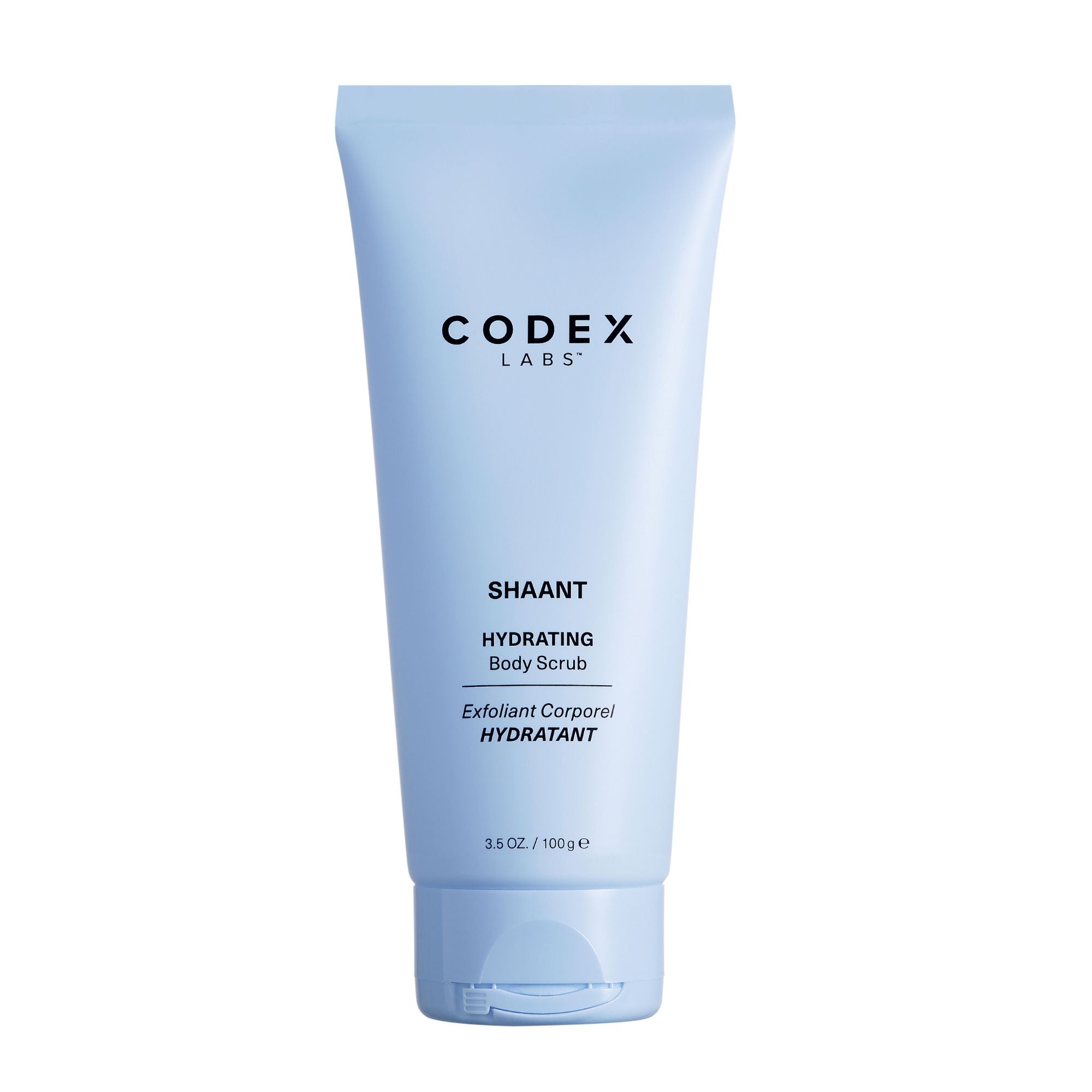 Shaant Hydrating Acne Body Scrub od Codex Labs pro jemnou exfoliaci